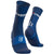Compressport Ultra Trail Socks Blue Melange - Calze Running Compressive - Mud and Snow