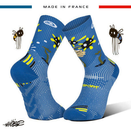 Bv Sport Run Marathon Collector Nhobi Amour Bleu - Calza Running - Mud and Snow