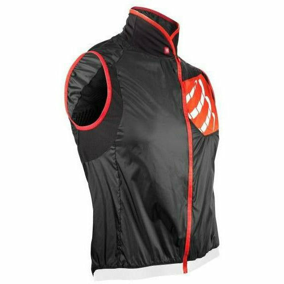 Compressport Cycling Hurricane Vest Black - Mud and Snow