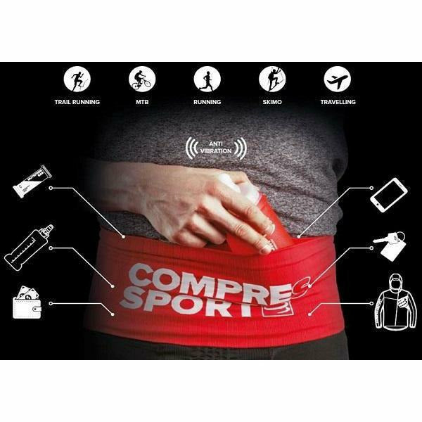 Compressport Free Belt Red - Cintura unisex - Mud and Snow