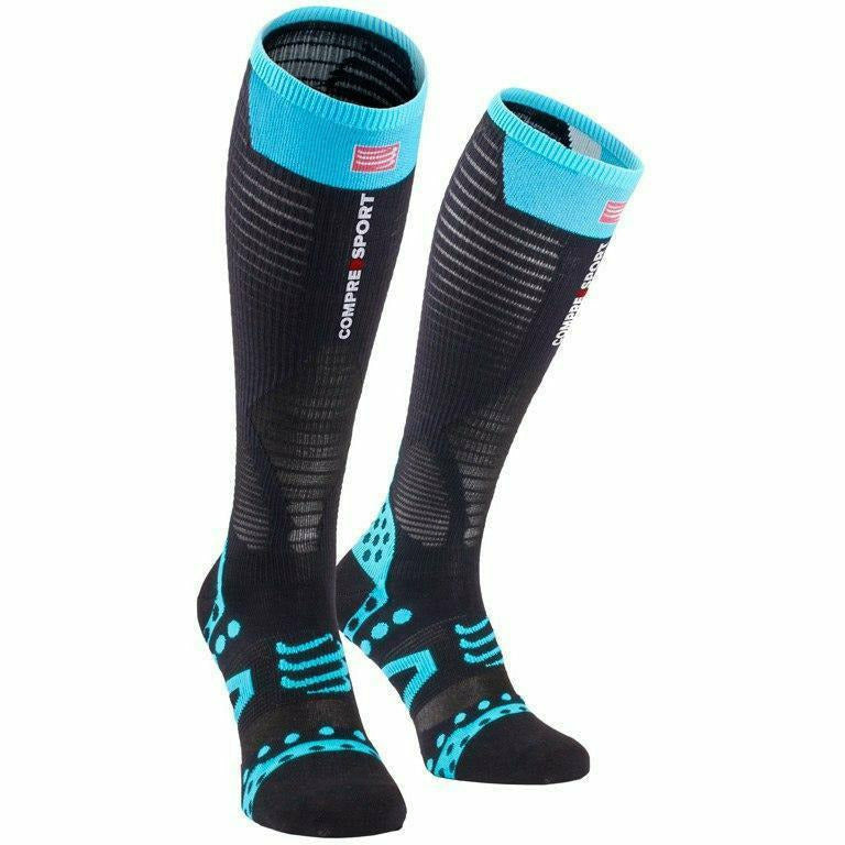 Compressport Full Socks Ultra Light Black - Mud and Snow
