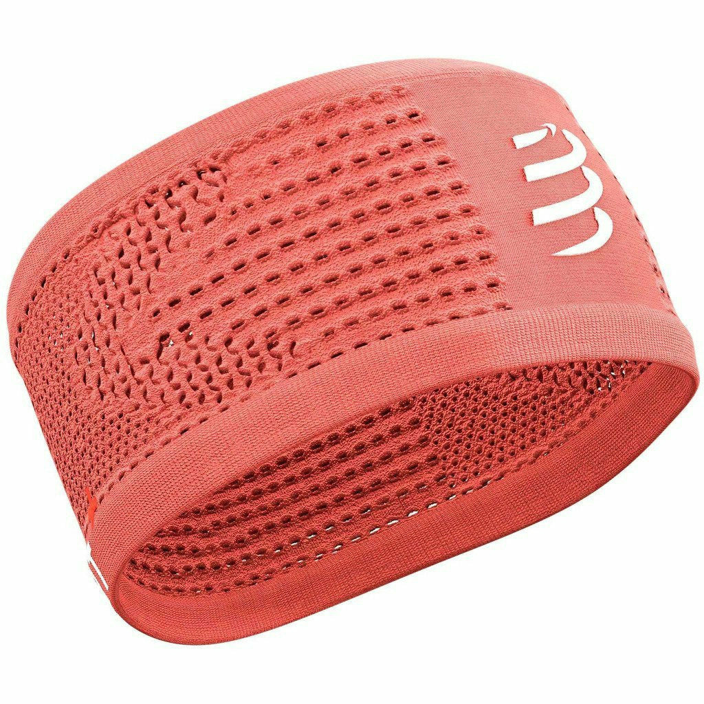 Compressport Headband On/Off Coral - Fascia Running - Mud and Snow