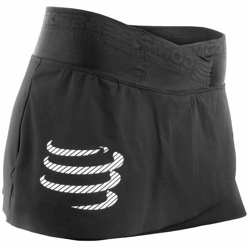 Compressport Racing Overskirt W Black - Mud and Snow