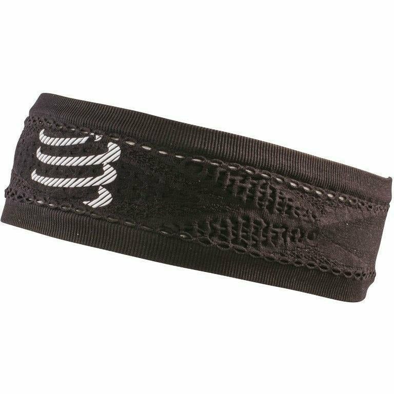 Compressport Thin Headband On/Off Black - Mud and Snow