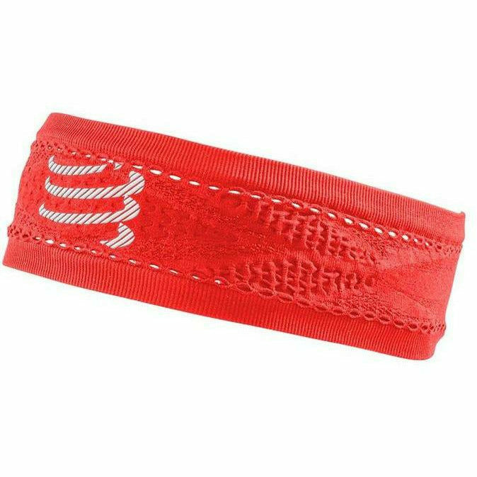 Compressport Thin Headband On/Off Red - Mud and Snow