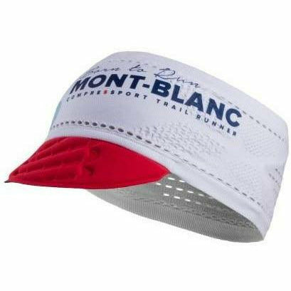 Compressport Trailrunning La Visierè On/Off White Mont-Blanc - Mud and Snow