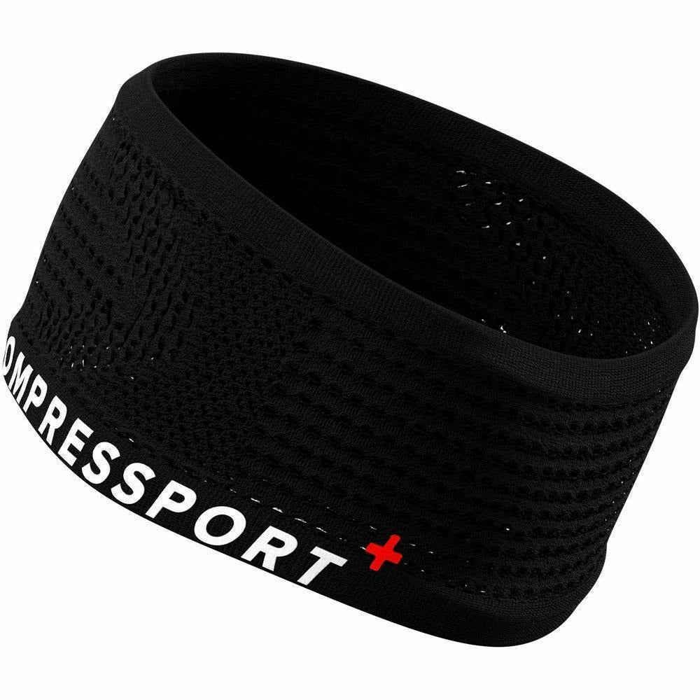 Compressport Headband On/Off Black - Fascia Running - Mud and Snow
