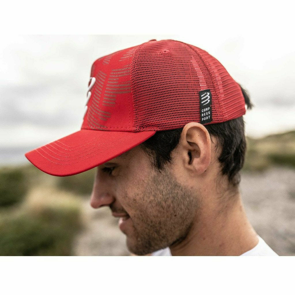 Compressport Trucker Cap Red - Berretto - Mud and Snow