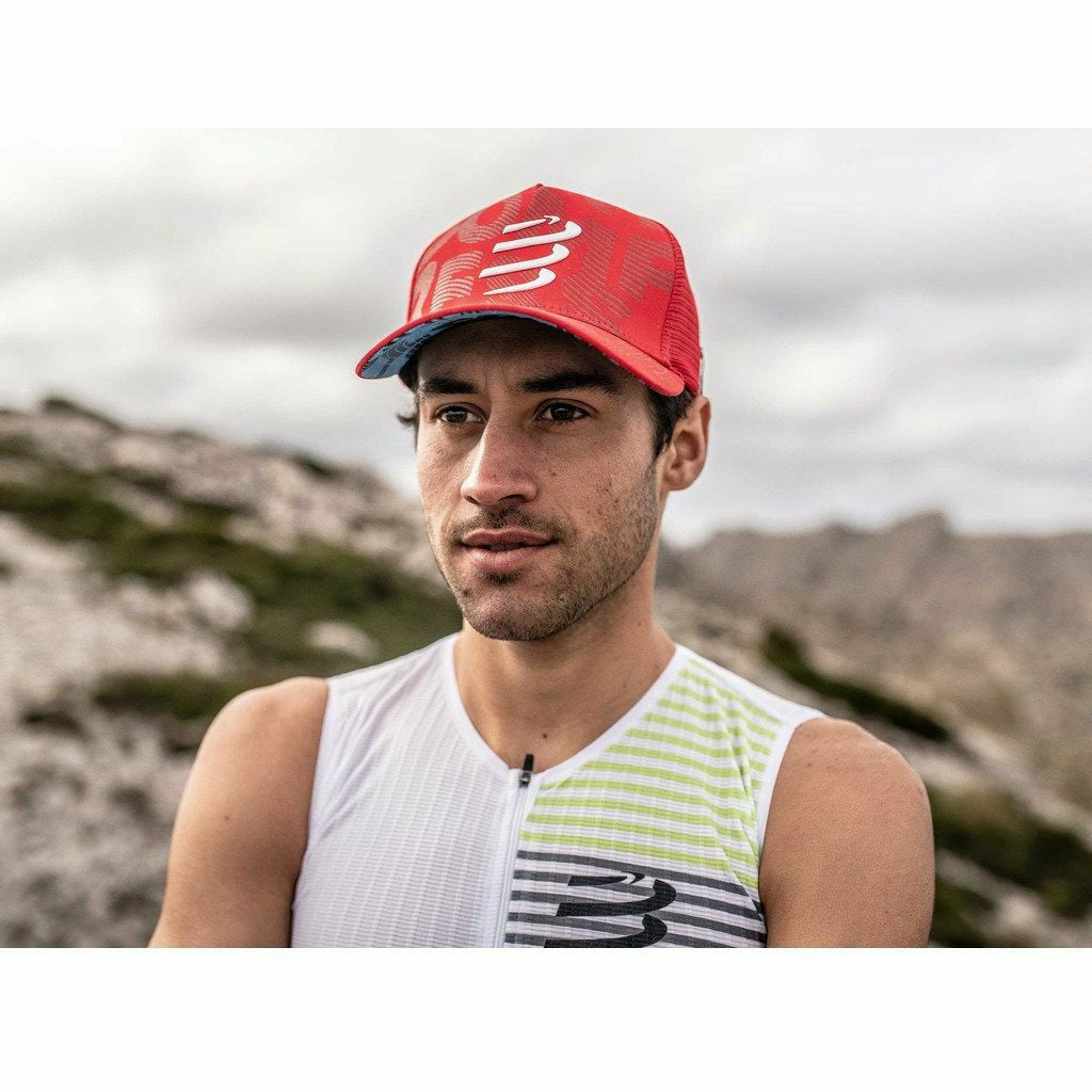 Compressport Trucker Cap Red - Berretto - Mud and Snow