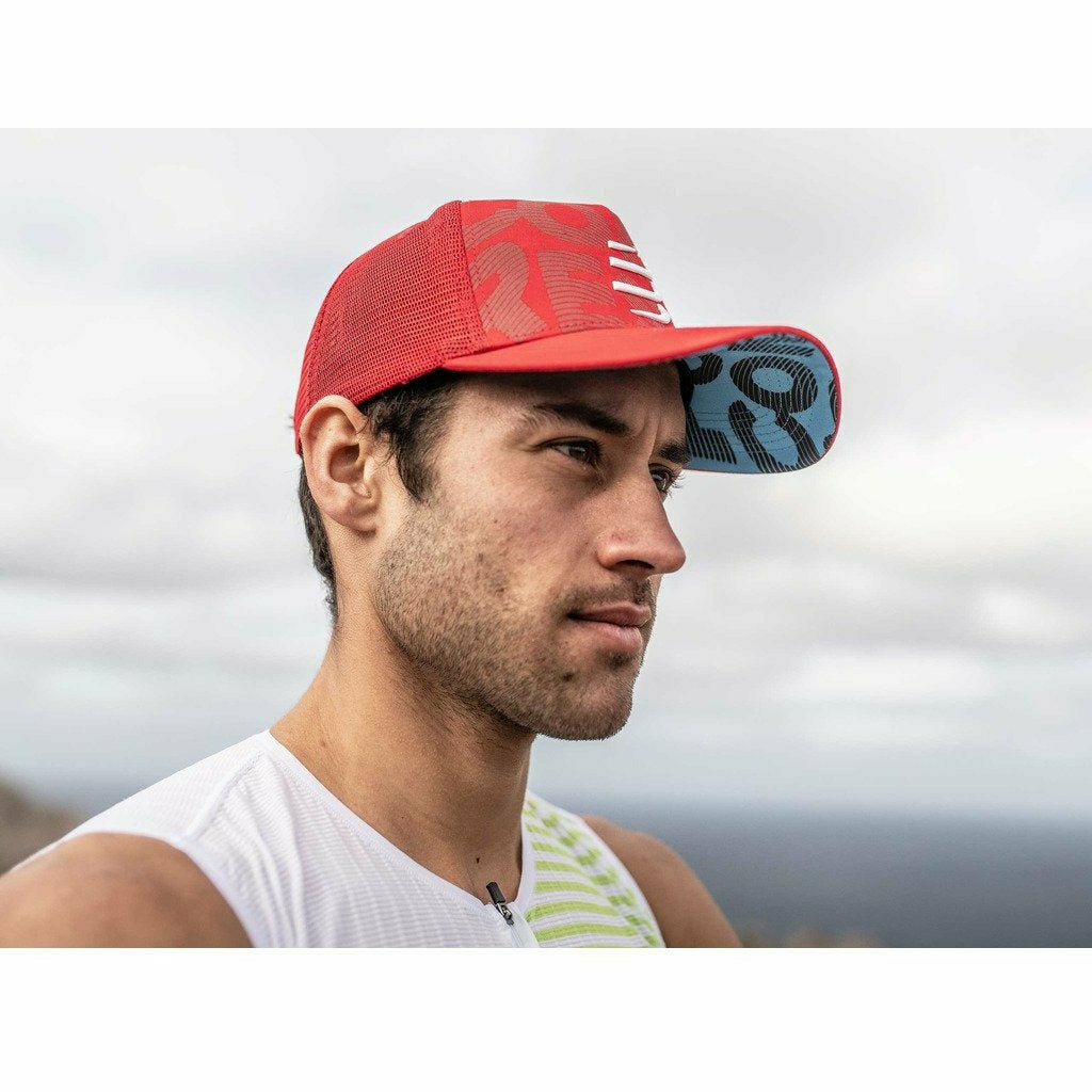 Compressport Trucker Cap Red - Berretto - Mud and Snow