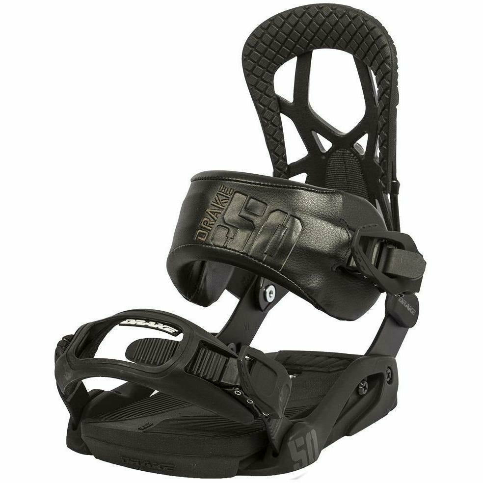 Drake Fifty Black - Attacchi Snowboard - Mud and Snow