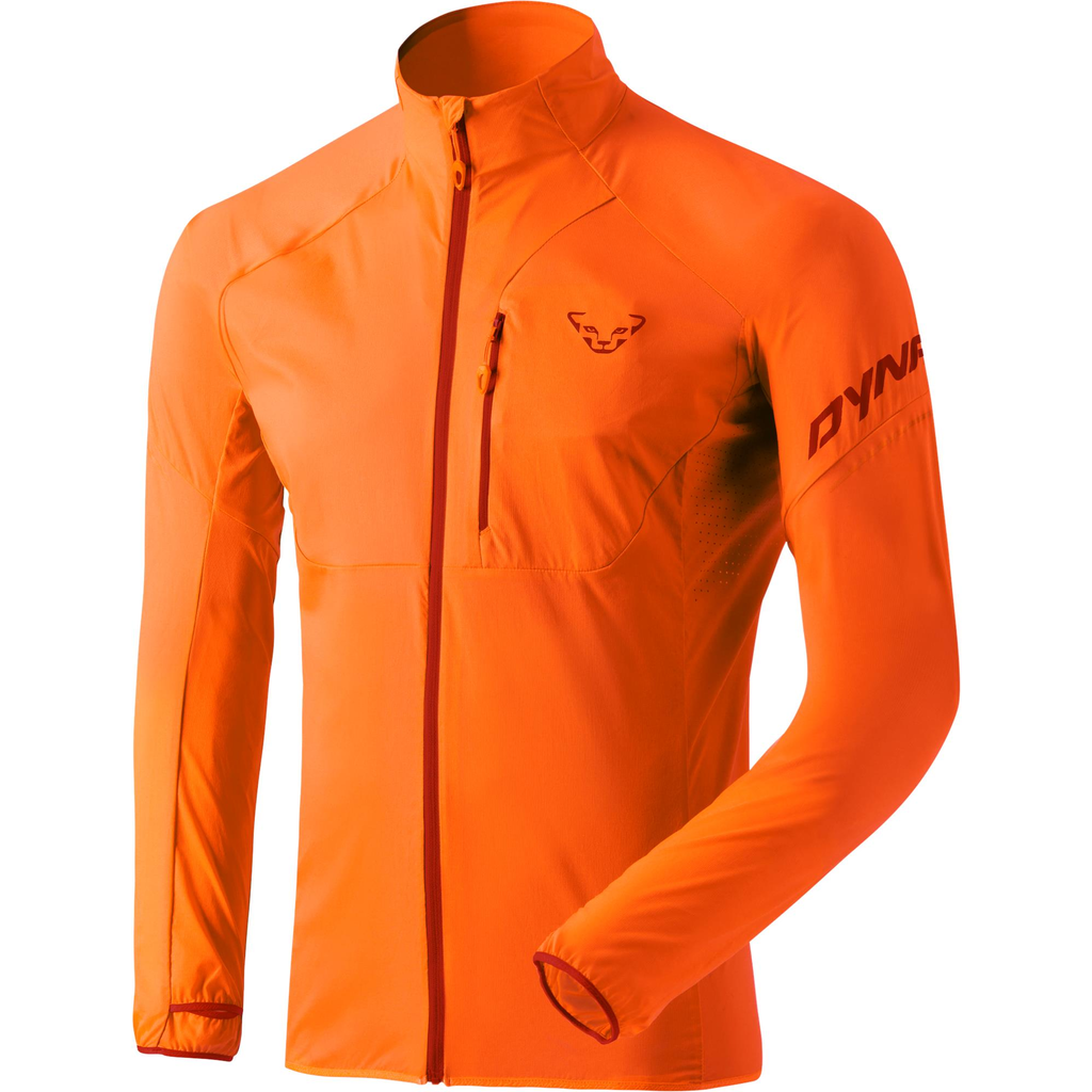 Dynafit Alpine Wind JKT Fluo/Orange - Giacca Trail Running - Mud and Snow
