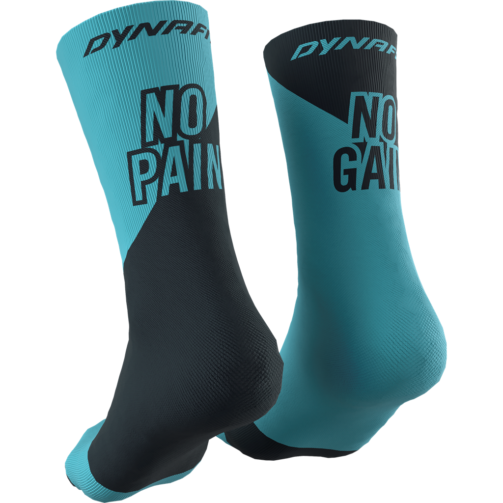 Dynafit No Pain No Gain Sock Storm Blue - Calze Running - Mud and Snow