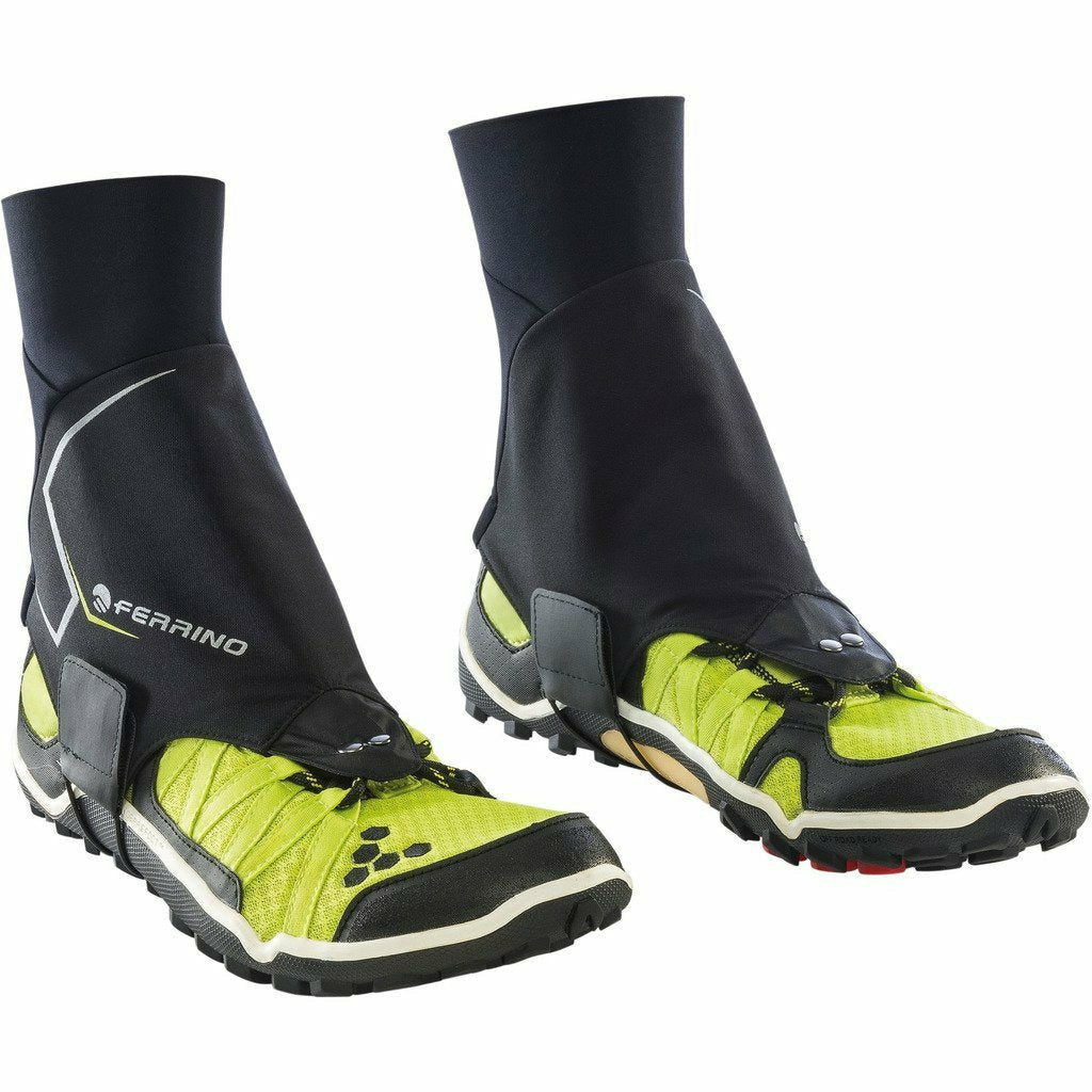 Ferrino X-Track Gaiters Black- Ghette Trail Unisex - Mud and Snow