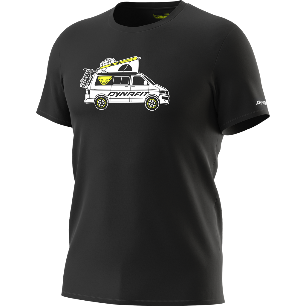 Dynafit Graphic S/S Tee Black Out - T-Shirt Uomo - Mud and Snow