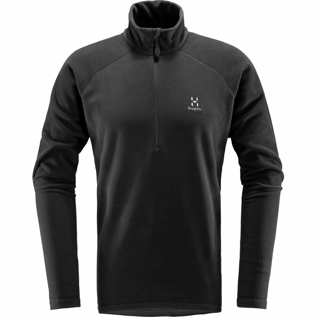Haglofs Astro Top Man True Black - Pile uomo - Mud and Snow