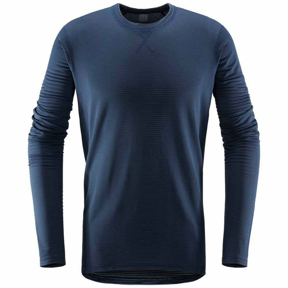 Haglofs L.I.M mid  Roundneck Tarn Blue - Maglia maniche Lunghe - Mud and Snow