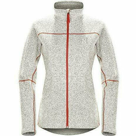 Haglofs Swook Jacket Woman Haze/Dusty Rust- Pile Donna - Mud and Snow