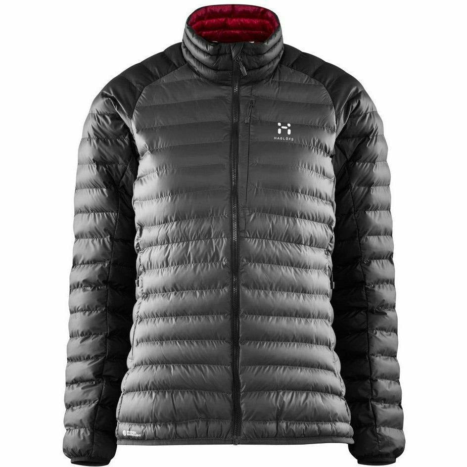 Haglofs Essens Mimic Jacket Woman Magnetite/Black - Giacca Imbottita - Mud and Snow