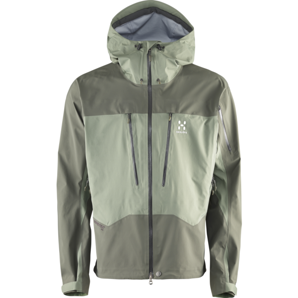 Haglofs Spitz Jacket Man Lite Beluga - Giacca Gore-tex - Mud and Snow