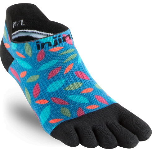 Injinji Run Lightweight No-Snow Leaf - Calza Corta Trail Unisex - Mud and Snow