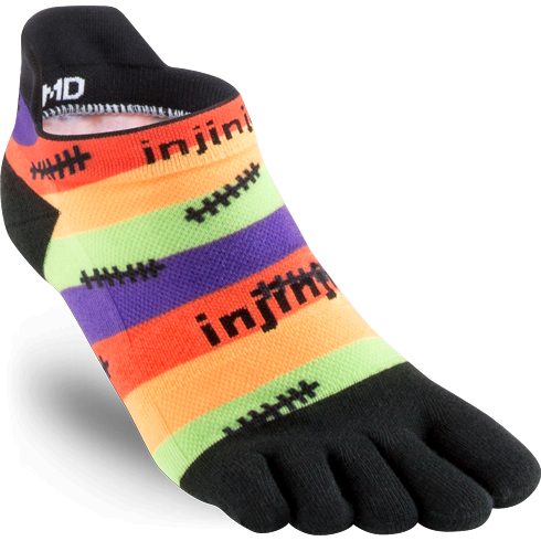 Injinji Run Lightweight No-Snow Stitches - Calza Corta Trail Unisex - Mud and Snow