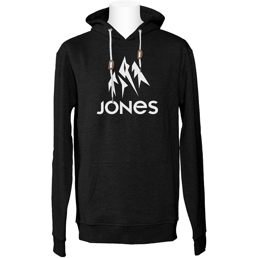 Jones Hoody Truckee Plain Black - Felpa Uomo - Mud and Snow
