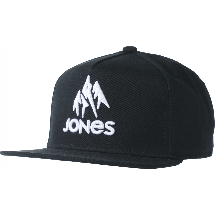 Jones Jackson Cap Black - berretto visiera piatta - Mud and Snow