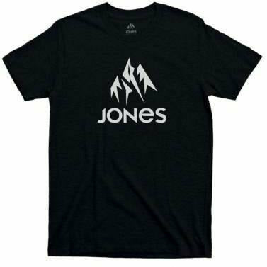 Jones Truckee Tee Plain Black - T-Shirt Uomo - Mud and Snow