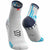 Compressport Pro Racing Socks V3 Run HIGH White Blue - Calza Running - Mud and Snow