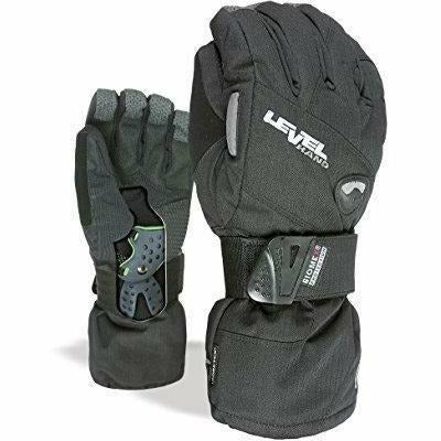 Level Half Pipe Black Snowboar - Guanto Parapolso Integrato - Mud and Snow