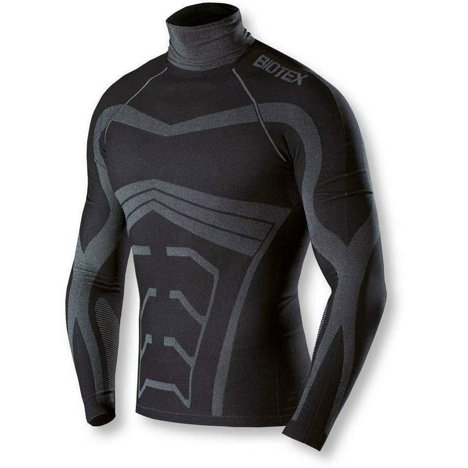 Biotex Lupetto Limitless Nero - Intimo Uomo Warm + - Mud and Snow