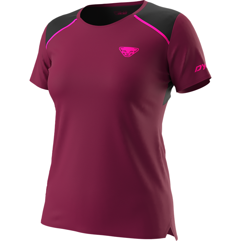 Dynafit Sky T-Shirt Beet Red - Maglia Trail Running - Mud and Snow