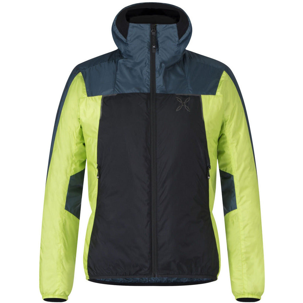 Montura Skisky 2.0 Jacket Man Nero / Verde Lime  - Giacca Outdoor - Mud and Snow