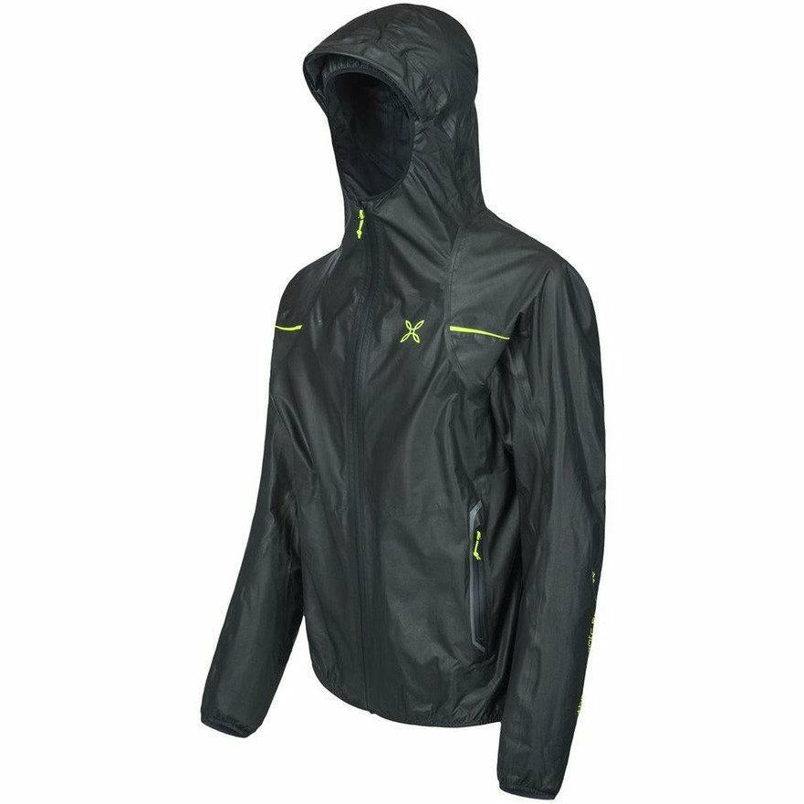 Montura Flyaway Jacket Ardesia/Giallo Fluo - Giacca Trail Running - Mud and Snow