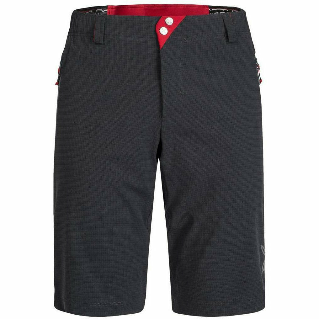Montura Generation Bermuda Nero/Rosso - Pantaloni Outdoor Uomo - Mud and Snow