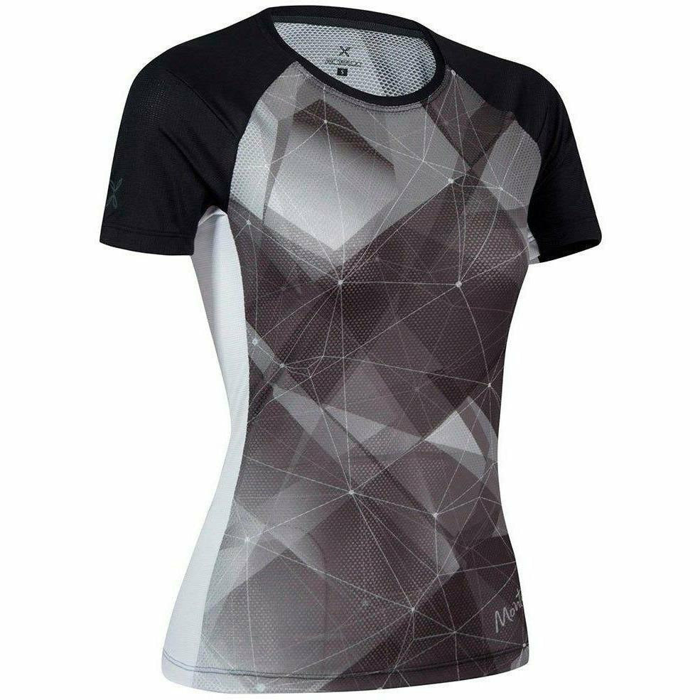 Montura Ghost T-Shirt Black / White- Maglia Running Donna - Mud and Snow