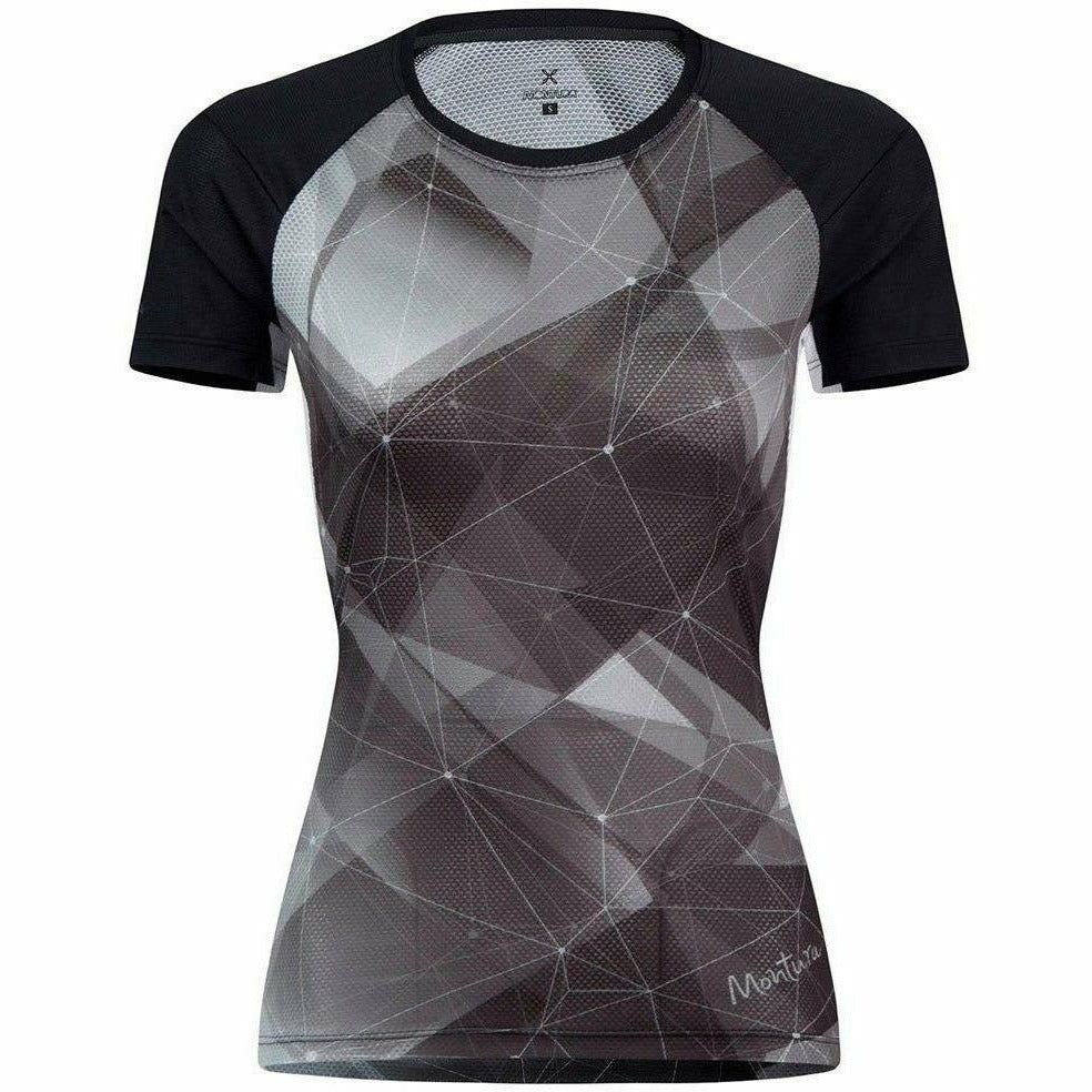 Montura Ghost T-Shirt Black / White- Maglia Running Donna - Mud and Snow