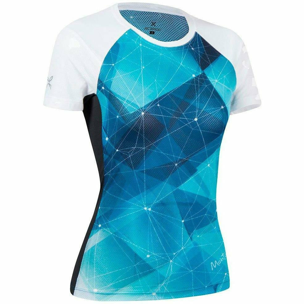 Montura Ghost T-Shirt Ice Blue / White- Maglia Running Donna - Mud and Snow