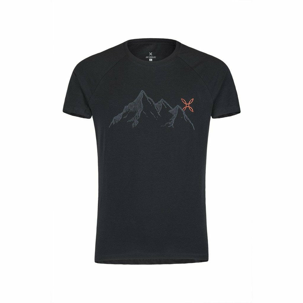Montura Mountain T- Shirt Nero - Maglia Outdoor - Mud and Snow