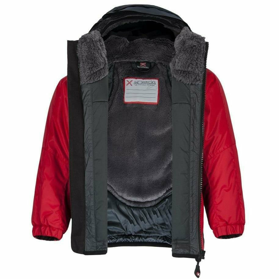 Montura Snow Jacket Baby Rosso / Piombo - Mud and Snow