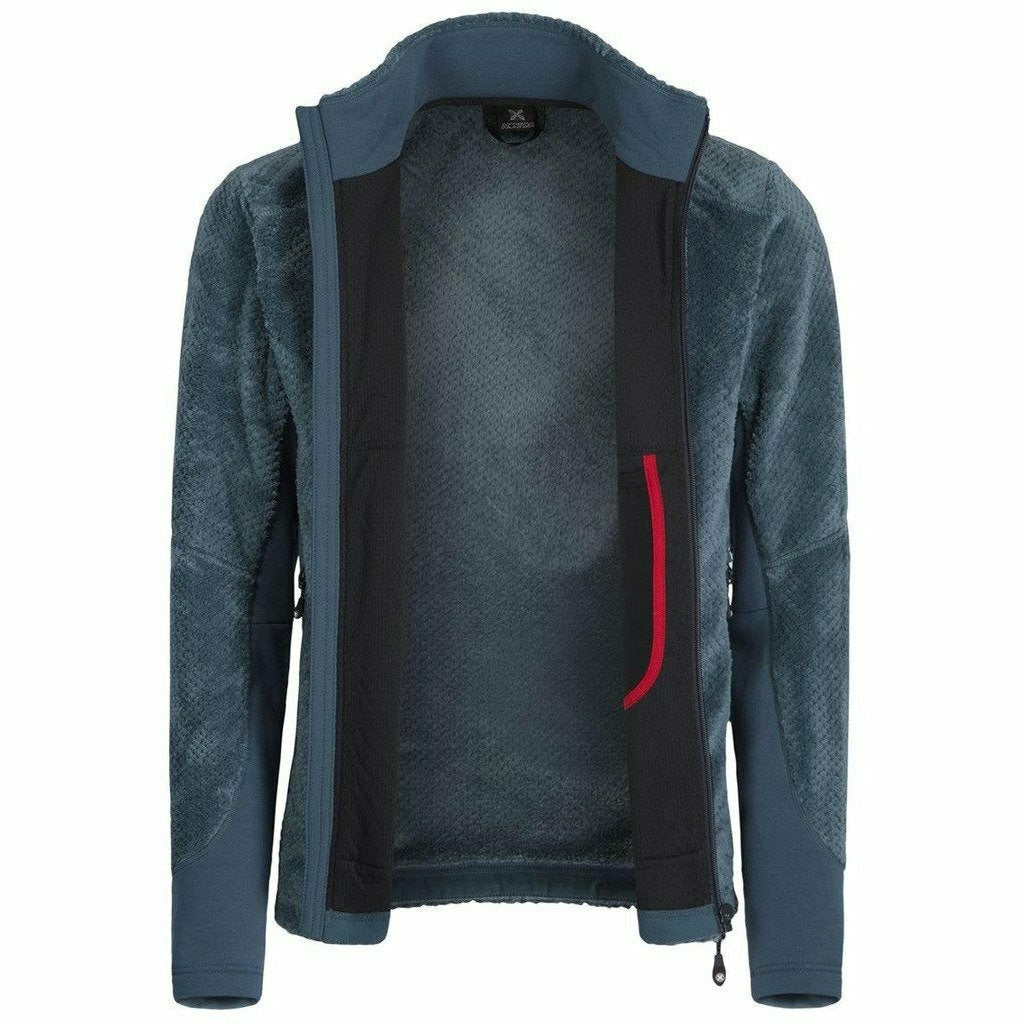 Montura Soft Pile Jacket Blu Cenere - Mud and Snow