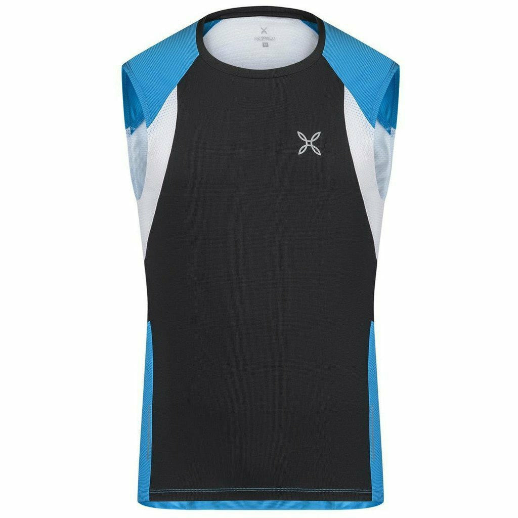 Montura Spirit Nero/Turchese - Canotta Trail Running Uomo - Mud and Snow