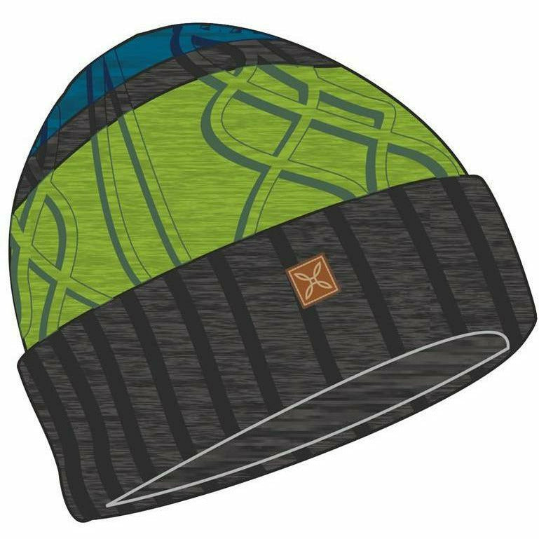 Montura Tricot Cap Blu Ottanio/Verde Acido - Berretto - Mud and Snow