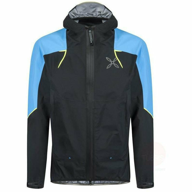 Montura Magic 2.0  Jacket Nero/Azzurro - Giacca Gore Tex Uomo - Mud and Snow