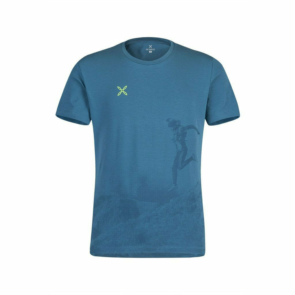 Montura Motion T- Shirt Azzurra - Maglia Outdoor - Mud and Snow