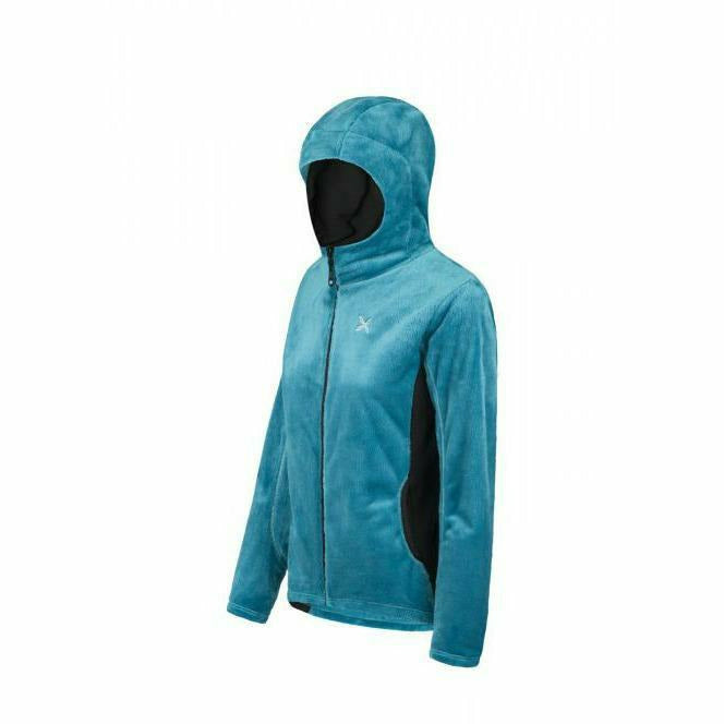 Montura Polar Hoody Jkt W Turchese - Mud and Snow