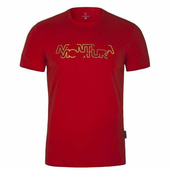 Montura Rainbow T-Shirt Red Maglia In Cotone - Mud and Snow