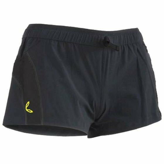 Montura Run Fast Short Woman Black Yellow - Short Running - Mud and Snow