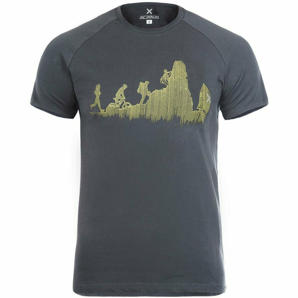 Montura Sporty T-Shirt Grigia - Maglia Outdoor - Mud and Snow